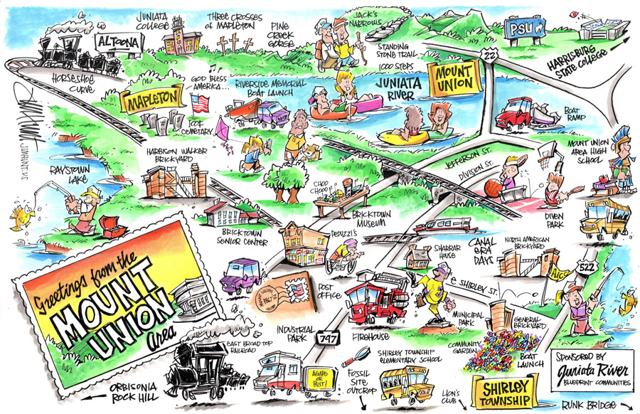 Cartoon Map